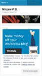 Mobile Screenshot of ninjaw.wordpress.com