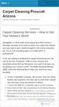 Mobile Screenshot of greencarpetcleaning.wordpress.com