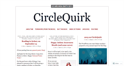 Desktop Screenshot of circlequirk.wordpress.com