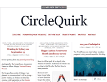 Tablet Screenshot of circlequirk.wordpress.com