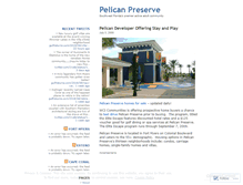 Tablet Screenshot of pelicanpreserve.wordpress.com