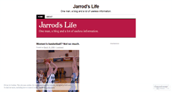 Desktop Screenshot of jarrodslife.wordpress.com