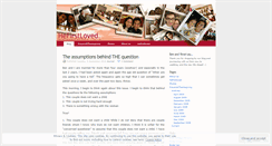 Desktop Screenshot of hefirstloved.wordpress.com