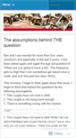 Mobile Screenshot of hefirstloved.wordpress.com