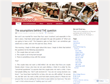 Tablet Screenshot of hefirstloved.wordpress.com