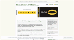 Desktop Screenshot of livestrongnederland.wordpress.com