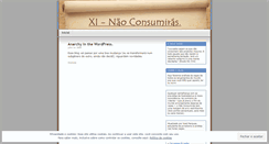 Desktop Screenshot of naoconsumiras.wordpress.com