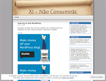 Tablet Screenshot of naoconsumiras.wordpress.com