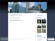 Tablet Screenshot of miplanetarium.wordpress.com