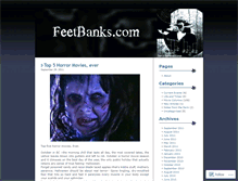 Tablet Screenshot of feetbanks.wordpress.com