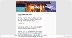 Desktop Screenshot of idiscounthotels.wordpress.com