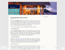 Tablet Screenshot of idiscounthotels.wordpress.com
