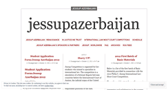 Desktop Screenshot of jessupazerbaijan.wordpress.com