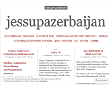 Tablet Screenshot of jessupazerbaijan.wordpress.com