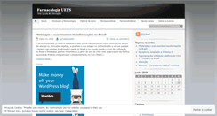 Desktop Screenshot of farmacologiauefs.wordpress.com