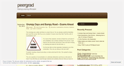 Desktop Screenshot of peergrad.wordpress.com
