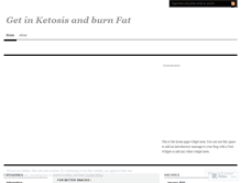 Tablet Screenshot of getinketosis.wordpress.com