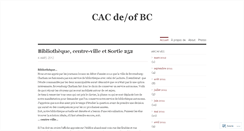 Desktop Screenshot of cacbc.wordpress.com