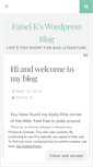 Mobile Screenshot of faiselk.wordpress.com