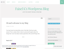 Tablet Screenshot of faiselk.wordpress.com