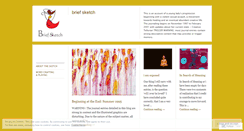 Desktop Screenshot of briefsketch.wordpress.com