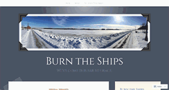 Desktop Screenshot of burntheship.wordpress.com