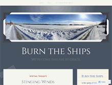 Tablet Screenshot of burntheship.wordpress.com