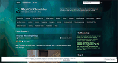 Desktop Screenshot of ghostcatchronicles.wordpress.com