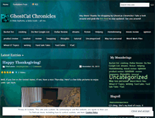 Tablet Screenshot of ghostcatchronicles.wordpress.com