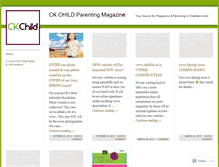 Tablet Screenshot of ckchild.wordpress.com