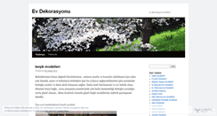 Desktop Screenshot of evdekoru.wordpress.com