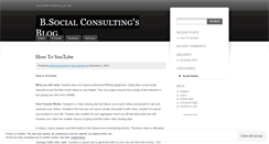 Desktop Screenshot of bsocialconsulting.wordpress.com