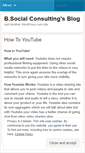 Mobile Screenshot of bsocialconsulting.wordpress.com