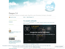 Tablet Screenshot of pangea20.wordpress.com