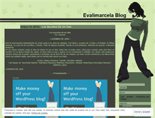 Tablet Screenshot of evalimarcela.wordpress.com
