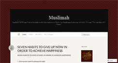 Desktop Screenshot of amuslimsistermaria200327.wordpress.com