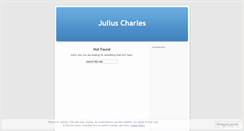 Desktop Screenshot of juliuscharles.wordpress.com