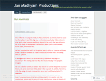 Tablet Screenshot of janmadhyam.wordpress.com