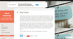 Desktop Screenshot of pilgrimwanderings.wordpress.com