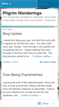 Mobile Screenshot of pilgrimwanderings.wordpress.com