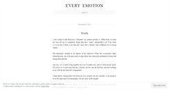 Desktop Screenshot of everyemotion.wordpress.com