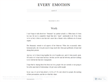 Tablet Screenshot of everyemotion.wordpress.com