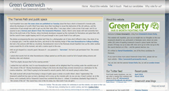 Desktop Screenshot of greengreenwich.wordpress.com