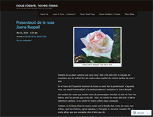 Tablet Screenshot of amicsdelesrosesnoves.wordpress.com