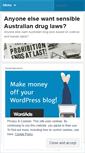 Mobile Screenshot of ozdrugpolicy.wordpress.com