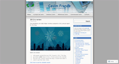 Desktop Screenshot of cesimfrance.wordpress.com