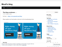 Tablet Screenshot of gcmouli.wordpress.com