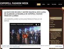 Tablet Screenshot of expopell.wordpress.com