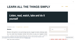 Desktop Screenshot of learnsimply.wordpress.com
