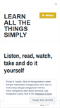 Mobile Screenshot of learnsimply.wordpress.com